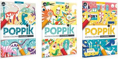 Poster à colorier pour les enfant Poppik